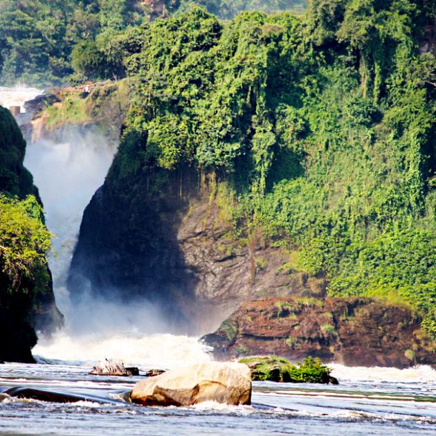 waterfall at Murchison national park_uganda